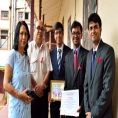 Meghalaya Aids Control Society felicitates ECoBiZ Club of IIM Shillong on World Blood Donor Day